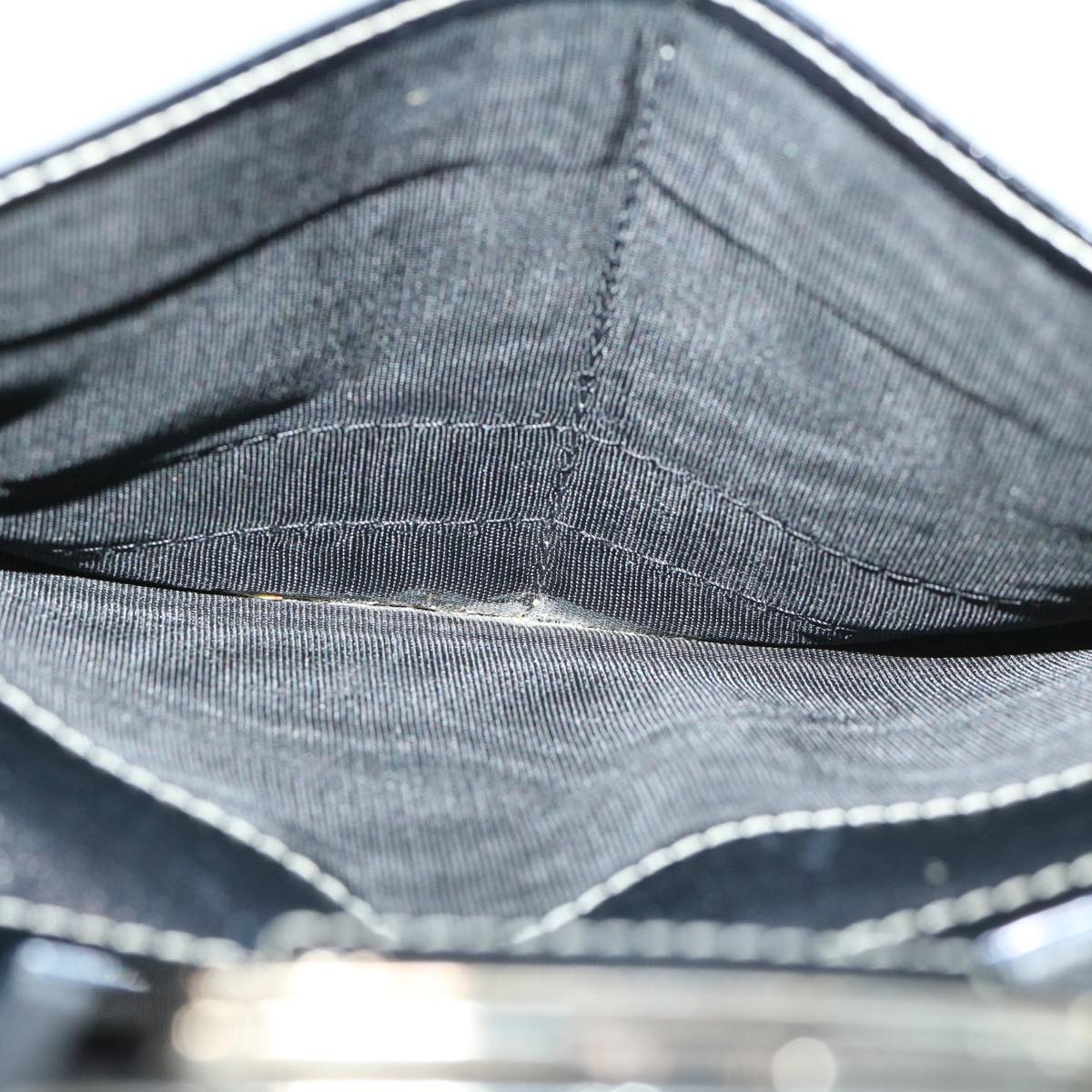FENDI Zucchino Canvas Long Wallet Navy69136