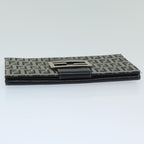 FENDI Zucchino Canvas Long Wallet Navy69136