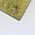 FENDI Clutch Bag Leather Gold Tone 8N017869145A