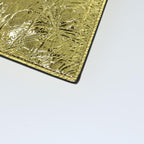 FENDI Clutch Bag Leather Gold Tone 8N017869145A