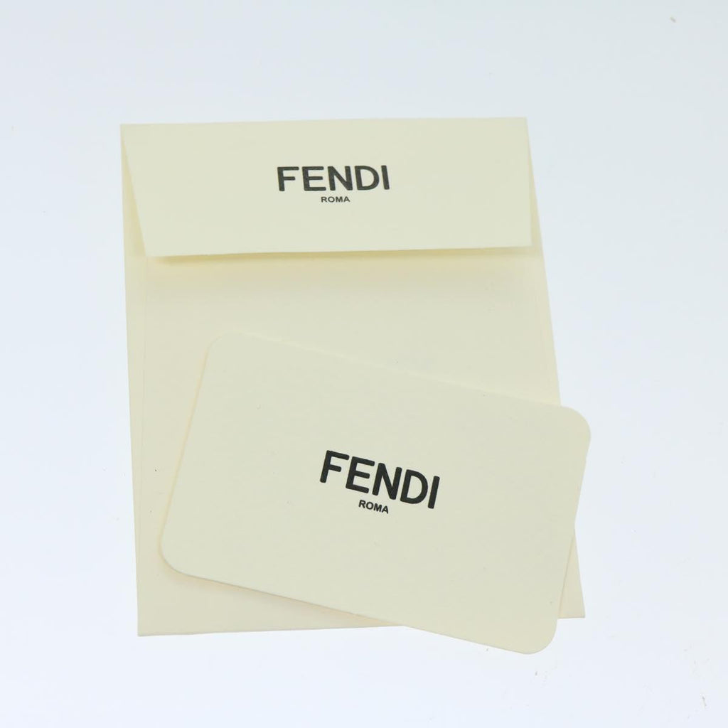 FENDI Clutch Bag Leather Gold Tone 8N017869145A