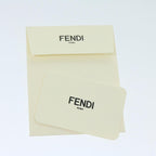 FENDI Clutch Bag Leather Gold Tone 8N017869145A
