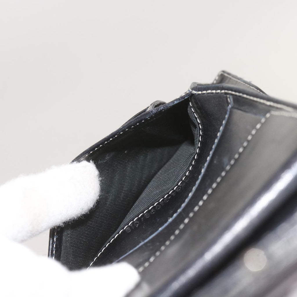FENDI Zucchino Canvas Wallet Navy69148