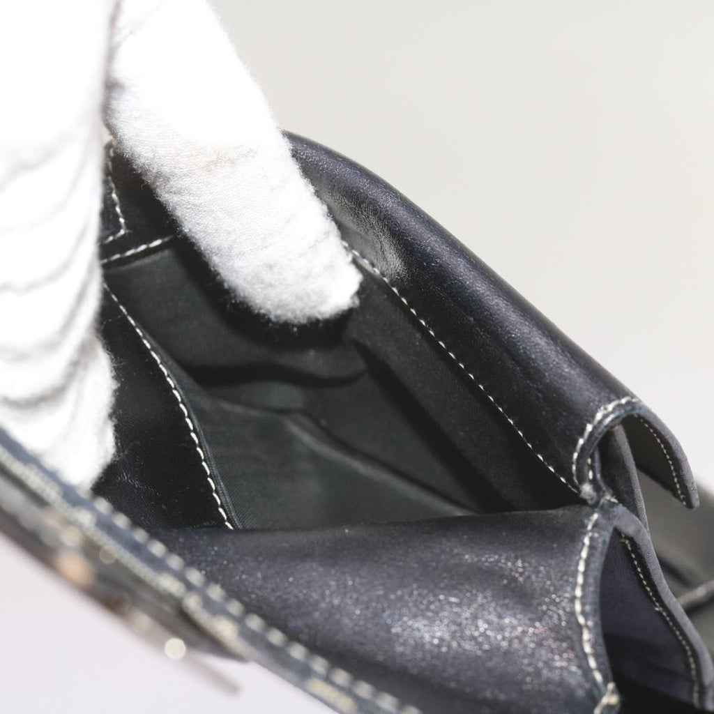 FENDI Zucchino Canvas Wallet Navy69148