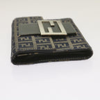 FENDI Zucchino Canvas Wallet Navy69148