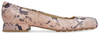 BOTTEGA VENETA Tower Snakeskin Print Leather Shoes for Women