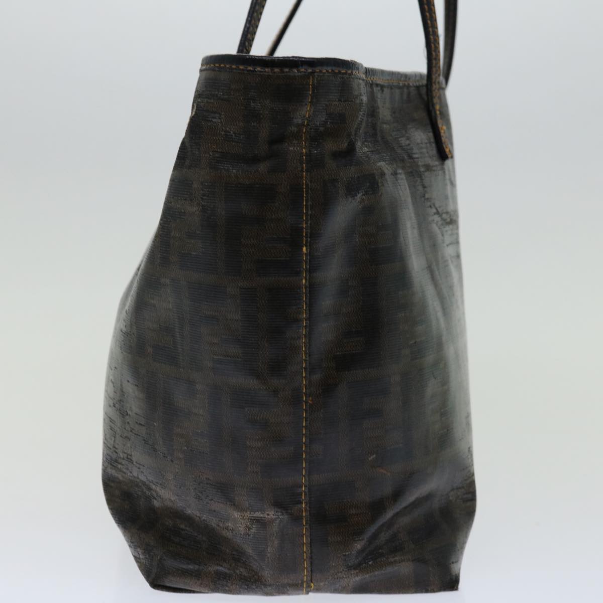 FENDI Zucca Canvas Tote Bag Black Brown69237