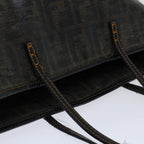 FENDI Zucca Canvas Tote Bag Black Brown69237