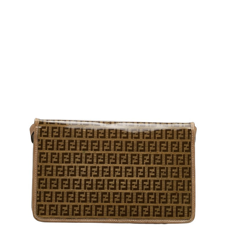 Fendi Zkino Shoulder Bag Brown Emmeline Ladies Fendi