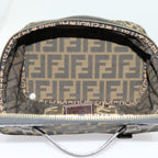 FENDI Zucca Canvas Vanity Pouch Brown Black69528