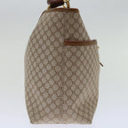 CELINE Macadam Canvas Hand Bag Beige  69629