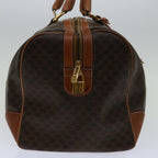 CELINE Macadam Canvas Boston Bag PVC Brown  69632