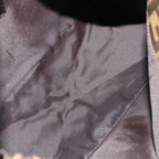 FENDI Zucca Canvas Mamma Baguette Shoulder Bag Black Brown69667A