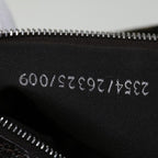 FENDI Zucca Canvas Mamma Baguette Shoulder Bag Black Brown69667A