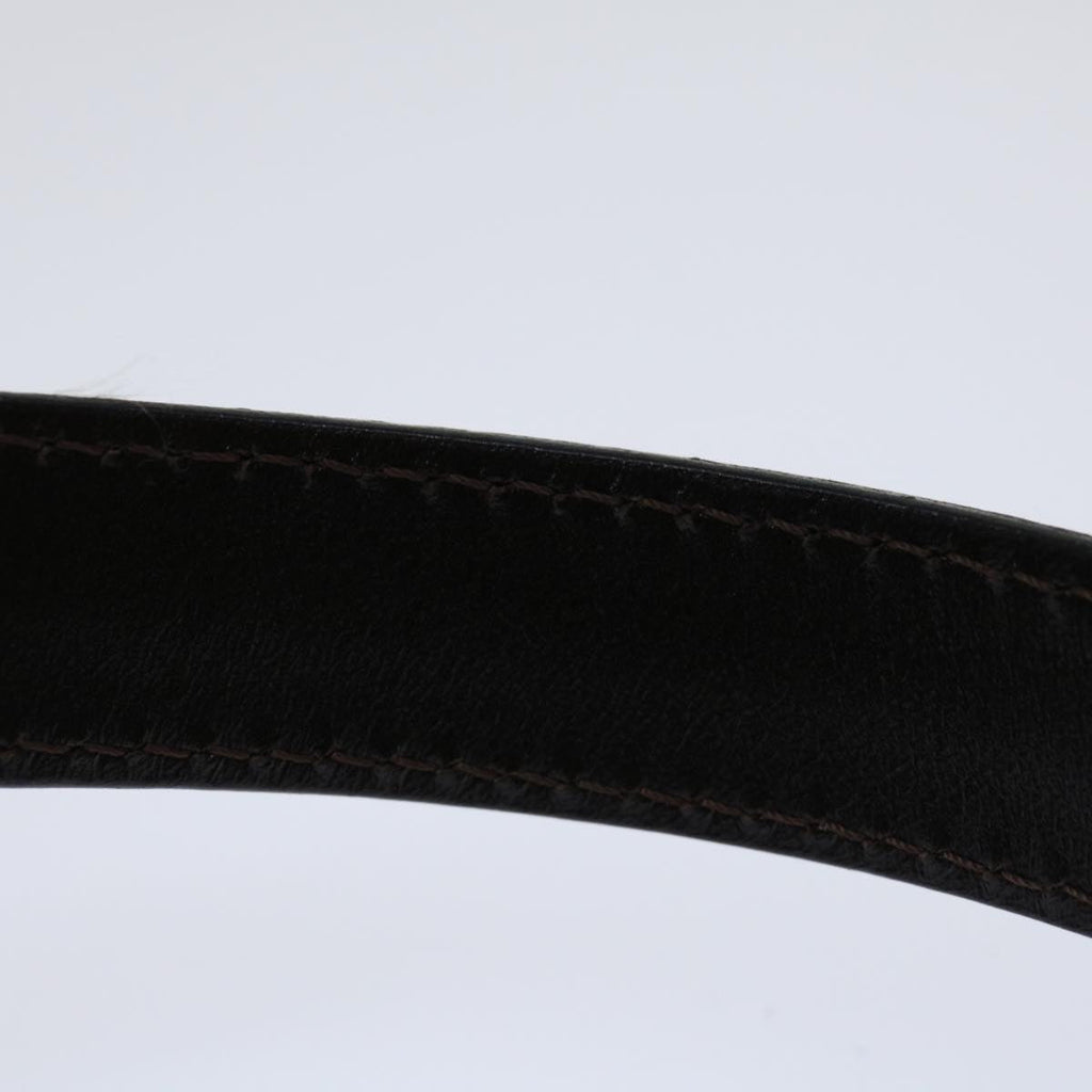 FENDI Zucca Canvas Mamma Baguette Shoulder Bag Black Brown69667A