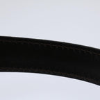 FENDI Zucca Canvas Mamma Baguette Shoulder Bag Black Brown69667A