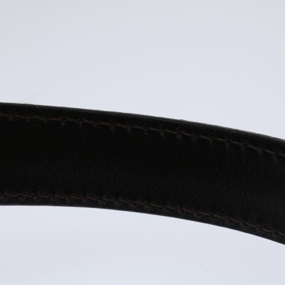 FENDI Zucca Canvas Mamma Baguette Shoulder Bag Black Brown69667A