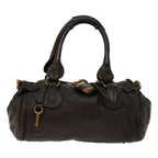 Chloe Paddington Shoulder Bag Leather Brown 69741