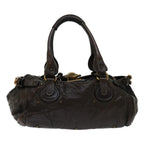 Chloe Paddington Shoulder Bag Leather Brown 69741