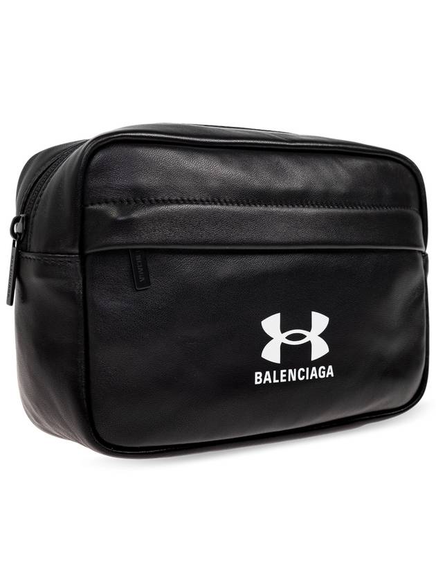 Balenciaga Balenciaga Cosmetic Bag With Logo, Men's, Black