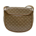CELINE Macadam Canvas Shoulder Bag PVC Beige Auth 69846