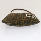 FENDI Zucca Canvas Accessory Pouch Brown Black69962