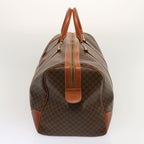 CELINE Macadam Canvas Boston Bag PVC Brown  69967