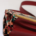 FENDI Zucca Canvas Canai Hand Bag 2way Pink Red69973A