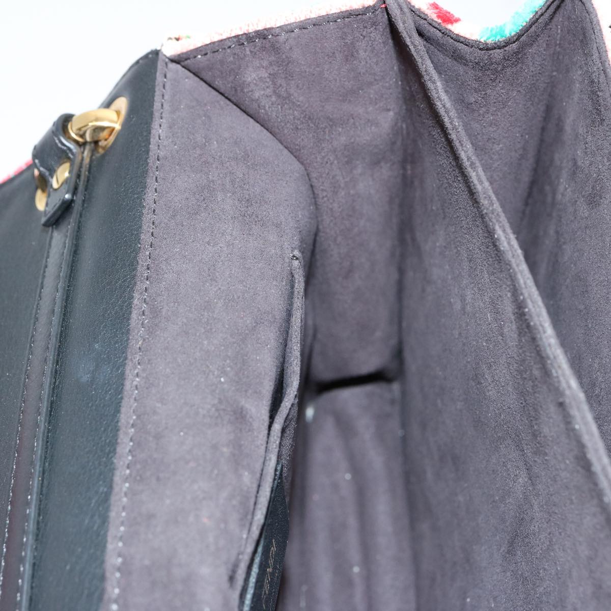 FENDI Zucca Canvas Canai Hand Bag 2way Pink Red69973A