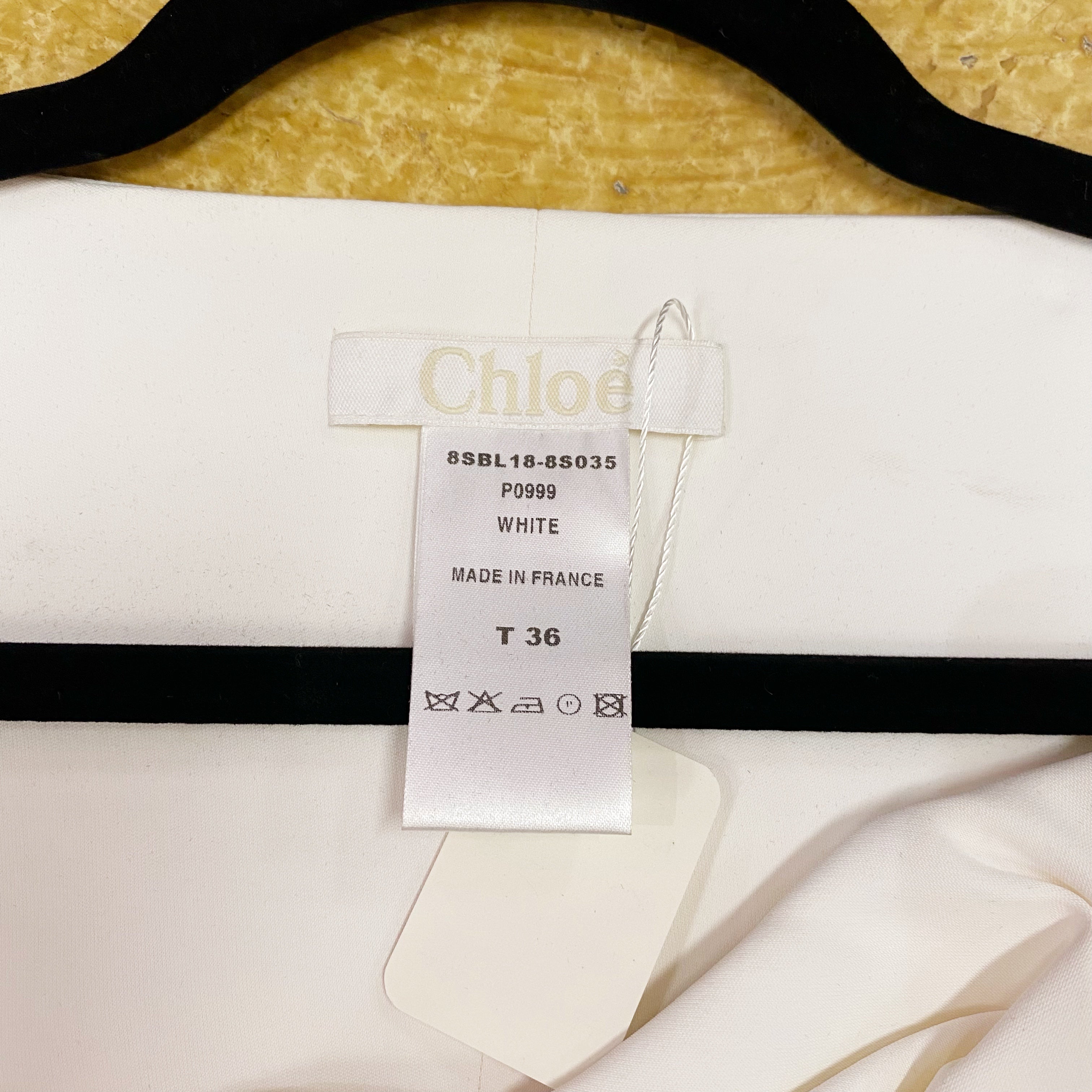 Chloe White Bow Shirt