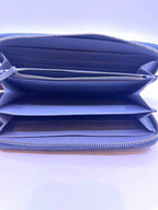 FENDI Blue grey Leather Wallet