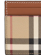 Burberry Check Card Wallet Beige