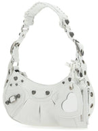 Balenciaga Le Cagole XS Lambskin Shoulder Bag White