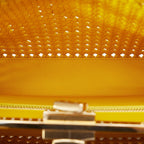 Fendi Peekaboo Medium Yellow Interlace Leather