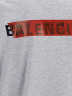 Balenciaga Men T-Shirt With Taped Balenciaga Back Motif