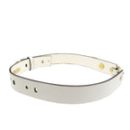 FENDI belt 8C0662 Leather, Metal white 65/26