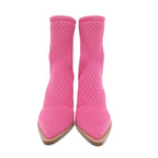 FENDI boots knit pink short boots 36