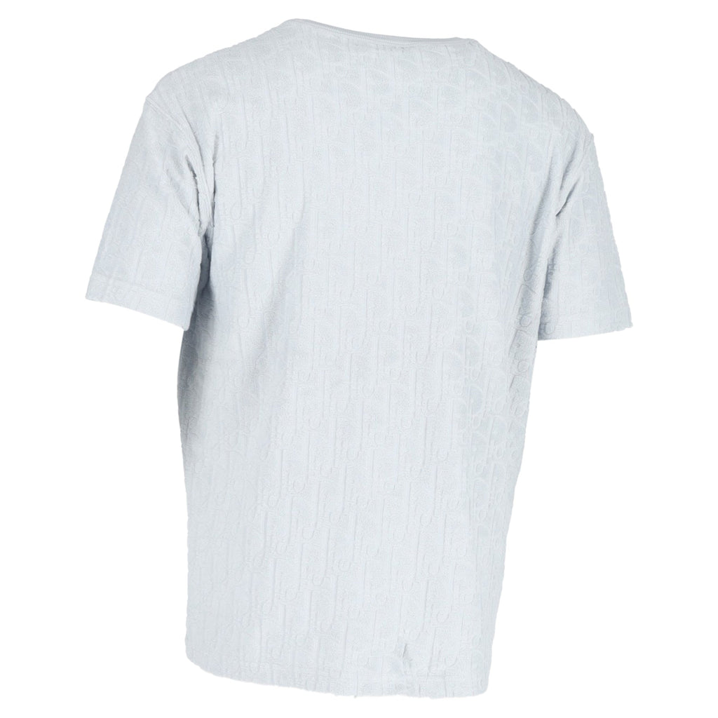 Dior Oblique Crewneck T-Shirt in Grey Cotton