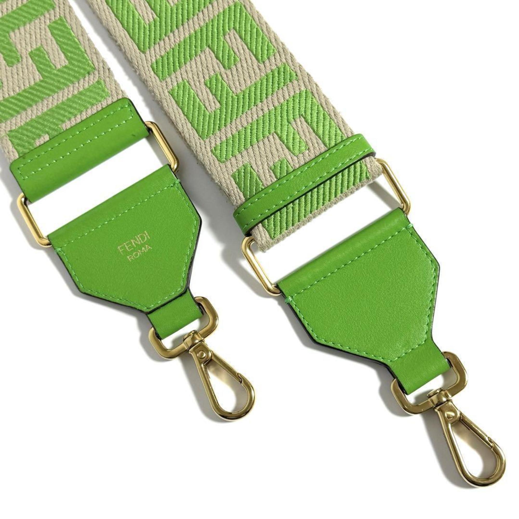 Fendi Canvas Leather Metal Strap ()