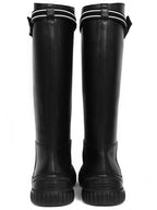 Women's The Racer Calfskin Long Boots Black Dior