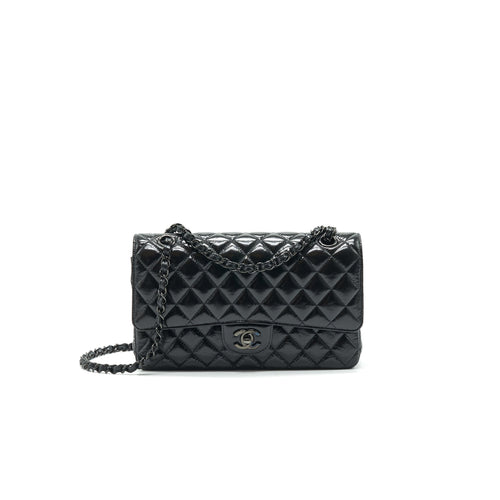 Chanel Medium Classic Double Flap Bag Shiny Crumpled Calfskin