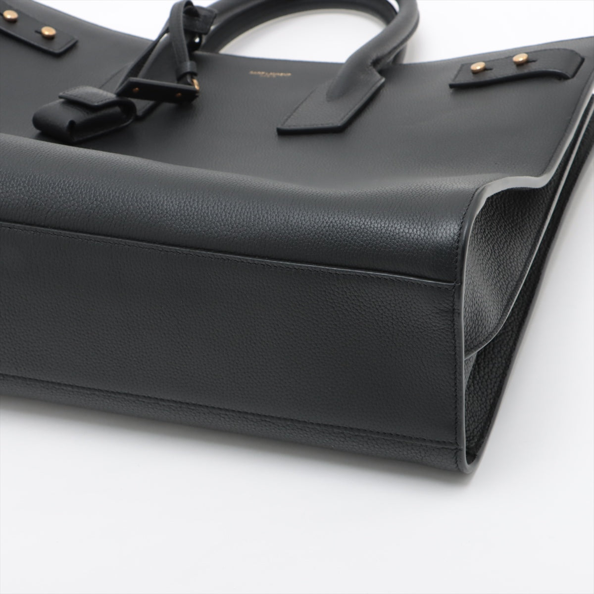 Saint Laurent   Sac de Jules Leather 2WAY Handbag Black 631526