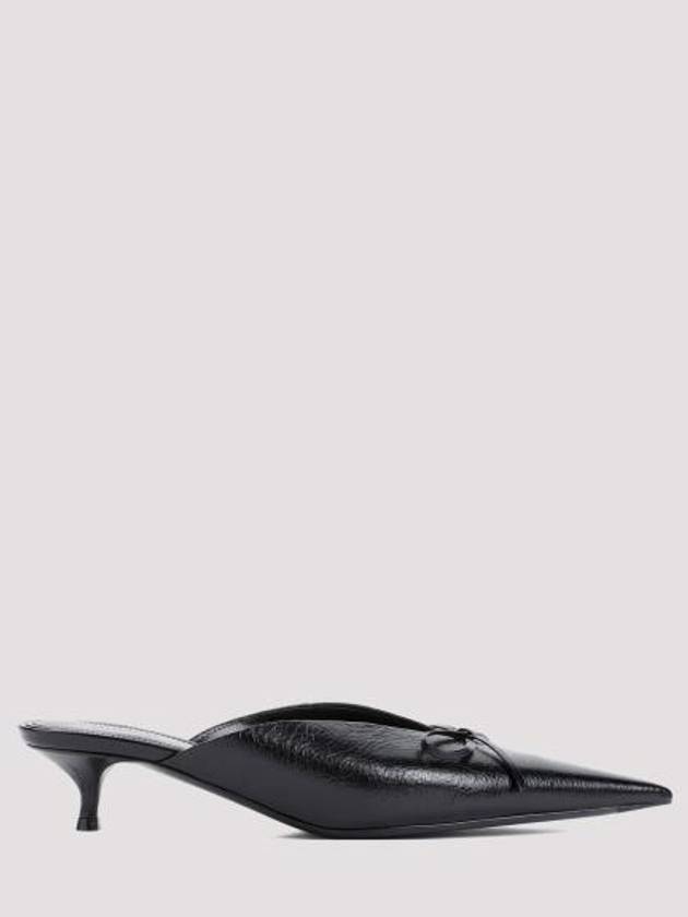 Balenciaga Women Knife Bow 40mm Mule Black