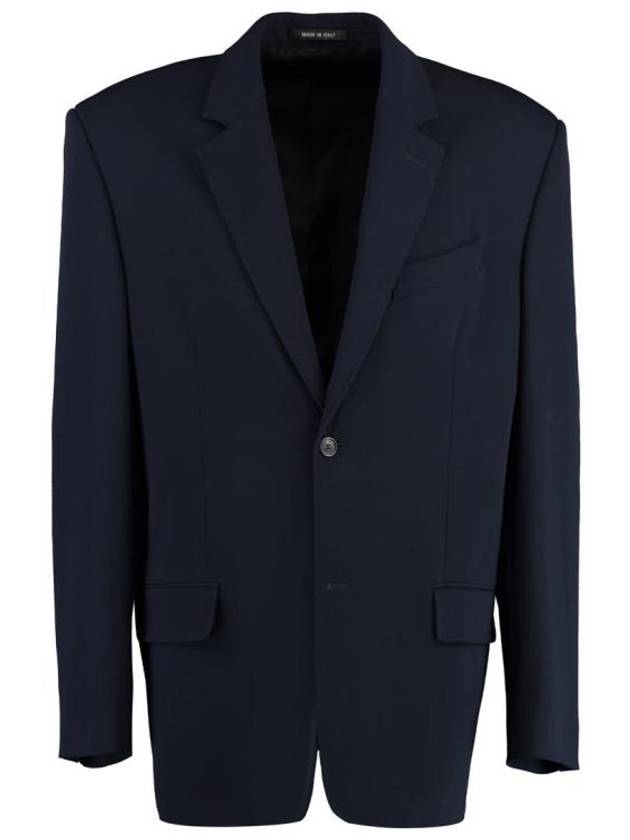 Balenciaga Regular Tailored Jacket Navy