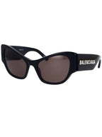 Balenciaga Eyewear Enamel Logo Cat Eye Frame Sunglasses BB0259S