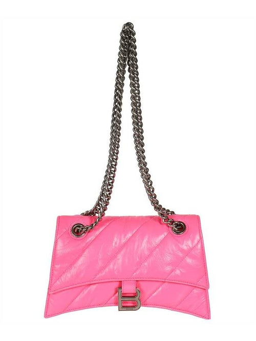 Balenciaga Crush Chain Shoulder Bag Pink
