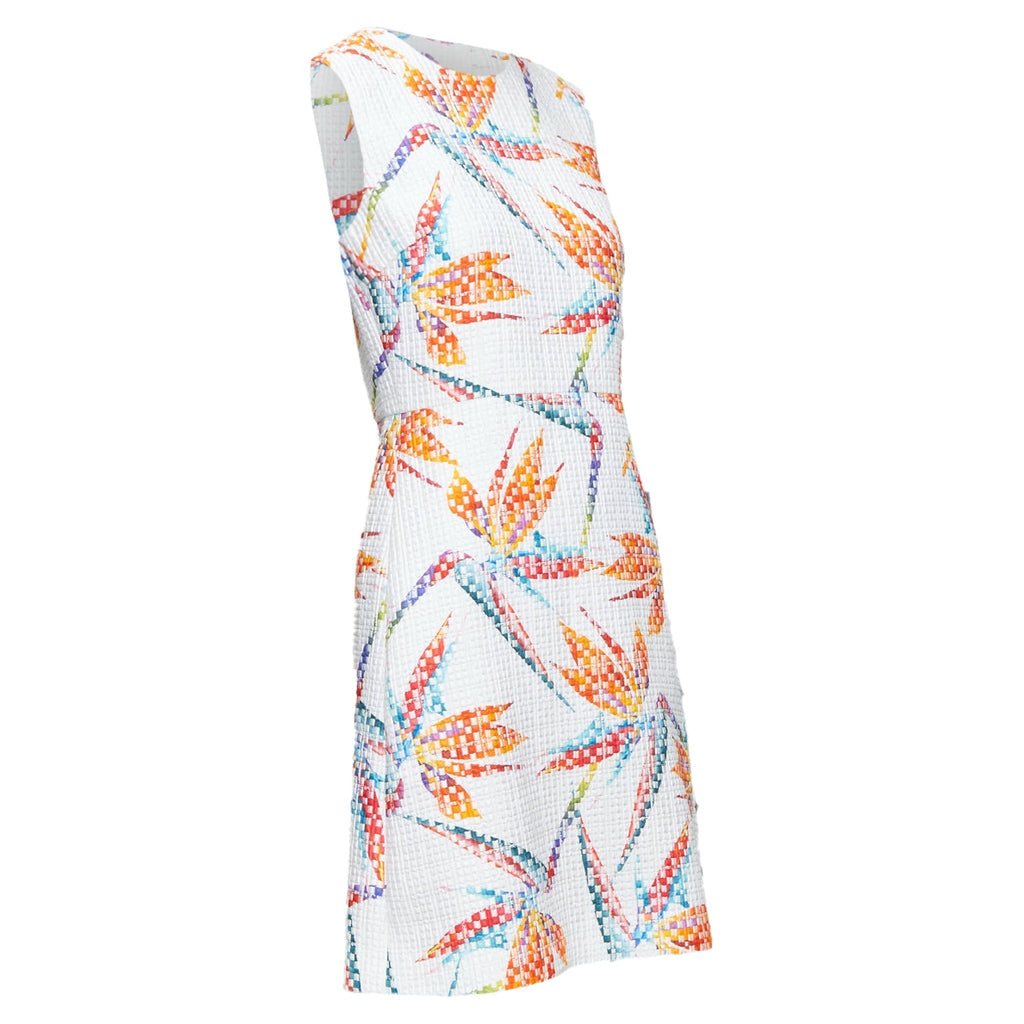 Fendi bird of paradise jacquard cocktail dress