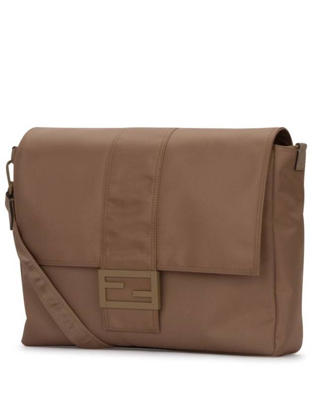 Fendi Baguette Large Messenger Bag Beige
