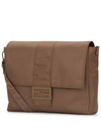Fendi Baguette Large Messenger Bag Beige