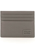 Fendi FF Baguette Card Wallet Grey